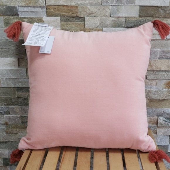 Decorative Quilted Velvet Pillow - Picture 3 of 3